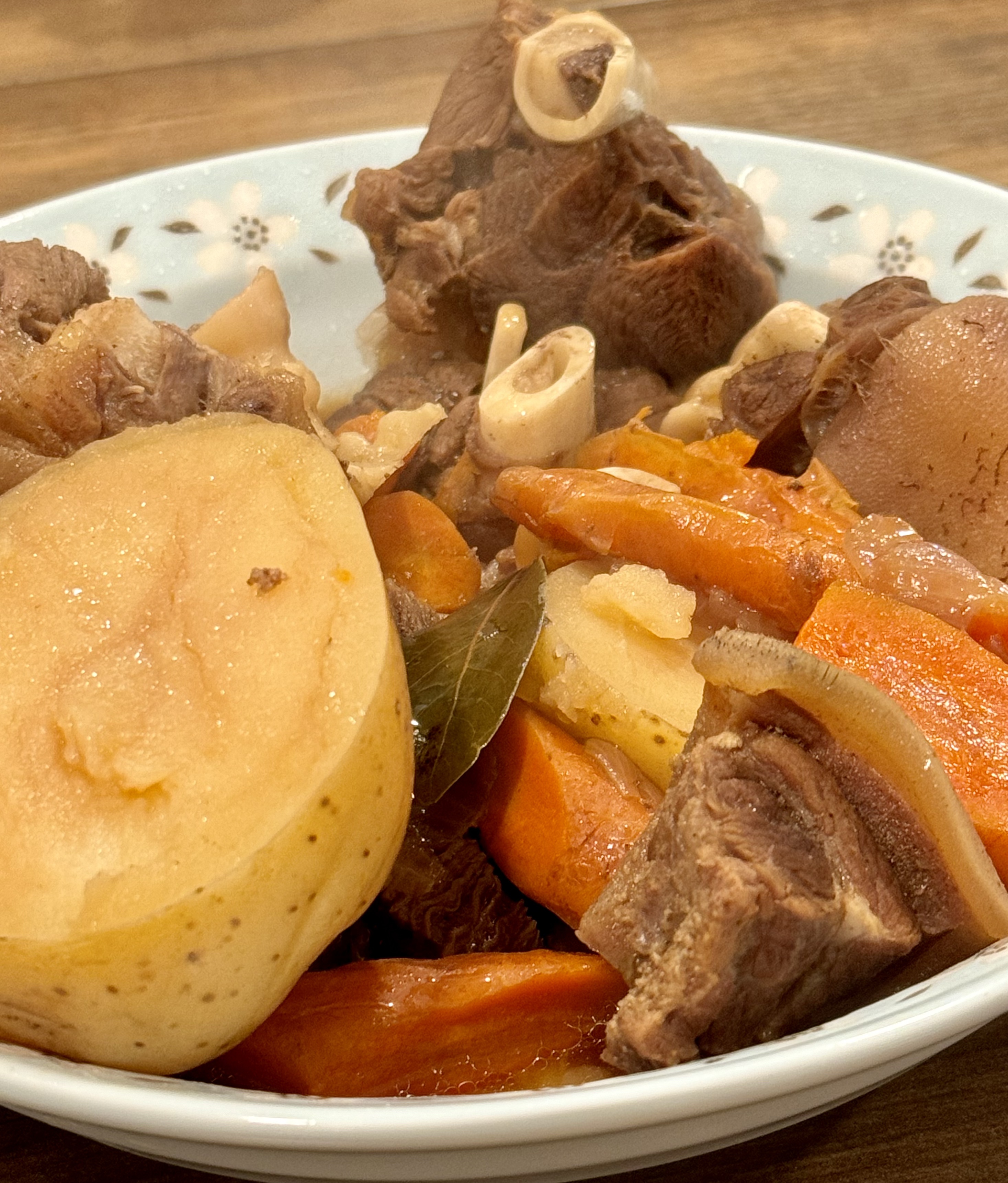 Braised lamb, a warming winter dish